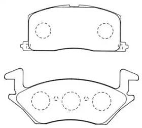 Комплект тормозных колодок AISIN ASN-272